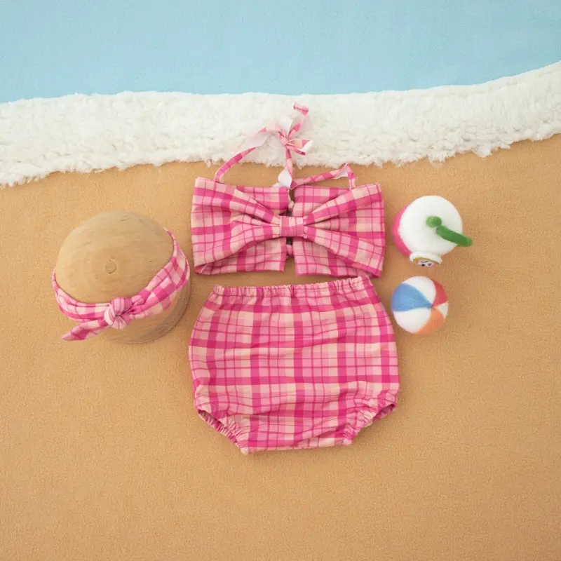 Boy Summer Beach Outfit Set - Newborn Photography Clothing - Image 4